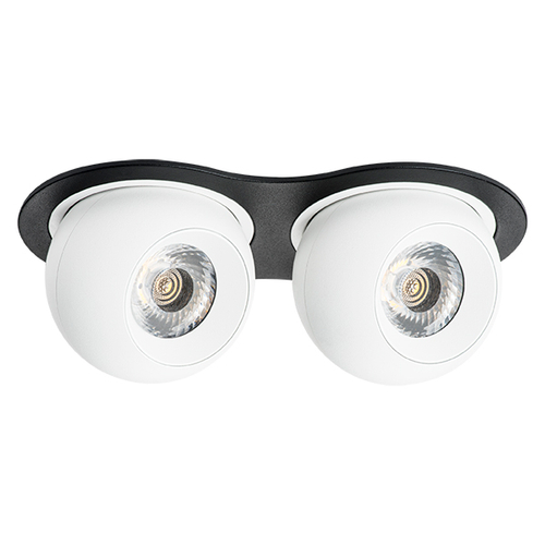 Купить i6276464 Светильник INTERO LED 9W*2 850LM*2 24G ЧЕРНЫЙ/БЕЛЫЙ 4000K (217627+217064+217064)
