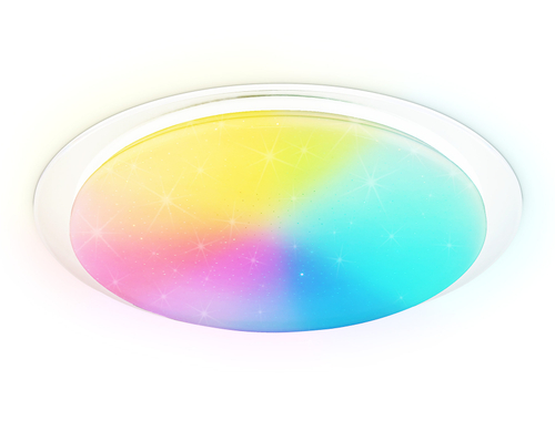 Купить FZ770 WH белый IP20 42W 3000-6500K+RGB 450*55 (ПДУ ИК)