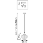793126 Люстра ROCCO 1х6W (led) E27 БЕЛЫЙ