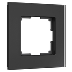 Рамка из стекла на 1 пост Senso черный soft-touch W0013108
