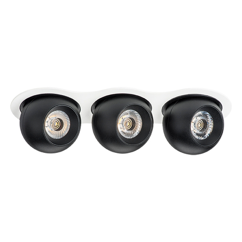 Купить i636747474 Светильник INTERO LED9W*3 850LM*3 24G БЕЛЫЙ/ЧЕРНЫЙ 4000K (217636+217074+217074+217074)
