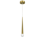 807003-2 Подвес PUNTO MINI с декоративной насадкой (шар) (807003+807000-2) LED 4W 282LM 24G ЛАТУНЬ 3CCT 3000/4000/6000K