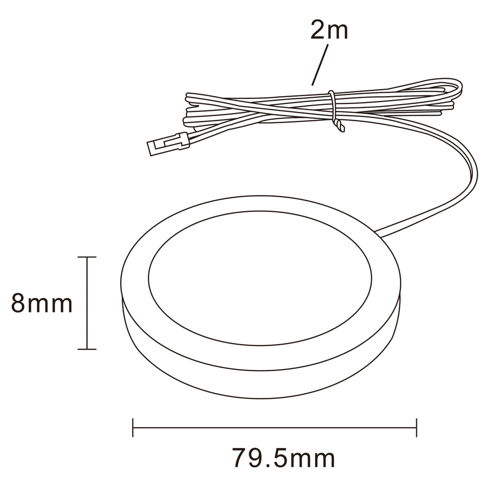 036540 Светильник 12V MOBILED 5W 250LM G БЕЛЫЙ 4000K