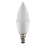 940502 ЛАМПА энергосберегающая LED 220V C35 E14 7W=65W 380LM 180G FR 3000K 20000H