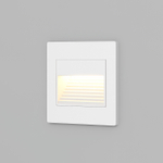 DK3050-WH Светильник встраиваемый в стену, IP 20, LED 3000, 1 Вт, белый, пластик