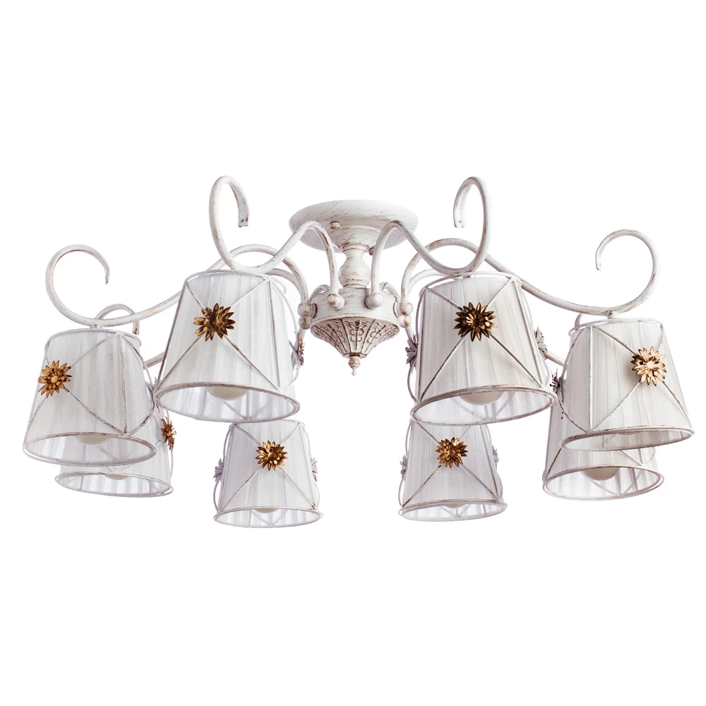 Потолочная люстра Arte Lamp FORTUNA A5495PL-8WG