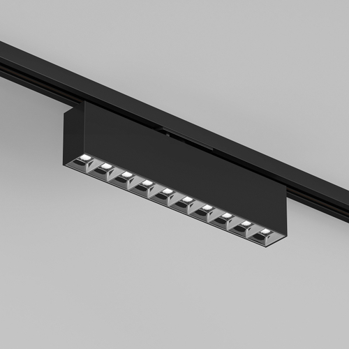 Купить DK6444-BK Поворотный однофазный трековый светильник EDDER со светодиодом L273mm 220V 20W 30° 4000K IP20 черный алюминий