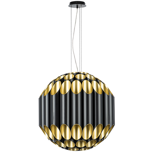 Купить 720807 Люстра SIENA 80х40W G9 ЧЕРНЫЙ/ЗОЛОТО