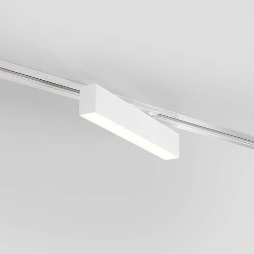 Купить Трековый светодиодный светильник для однофазного шинопровода X-Line 10W 4200K белый матовый X-Line белый матовый 10W 4200K (LTB53) однофазный
