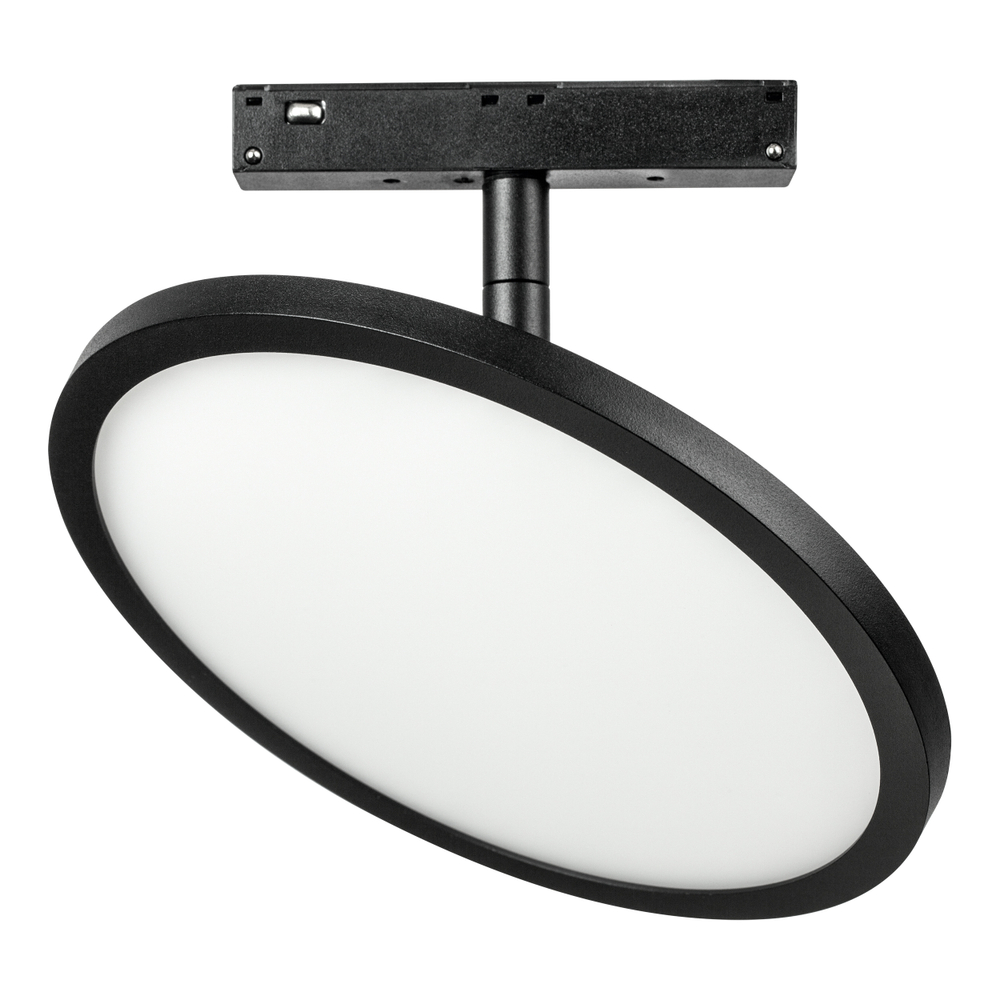 209737 Светильник поворотный 48V д/трека UNO LED 12W 1000LM 180G ЧЕРНЫЙ МАТОВЫЙ 3000K