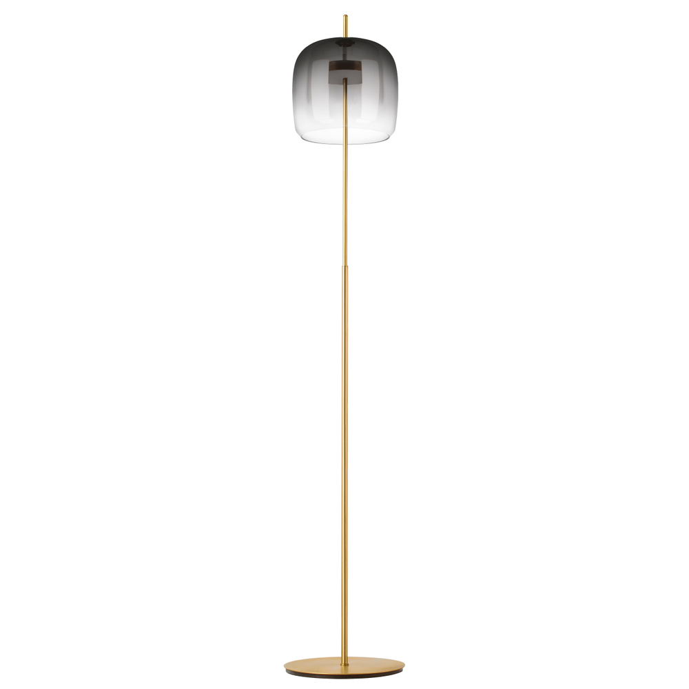 804718 Торшер CUPOLA LED 1х18W 900LM ЗОЛОТО/ДЫМЧАТЫЙ 3000K