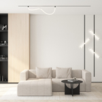 DK8065-BK Рассеивающий матовый светильник SMART RAY 12W DIM 3000K-6000K, черный, акрил, алюминий