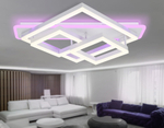 FA8531 WH белый 132W 3000K-6400K+RGB 630*570*160 (ПДУ РАДИО 2.4G)