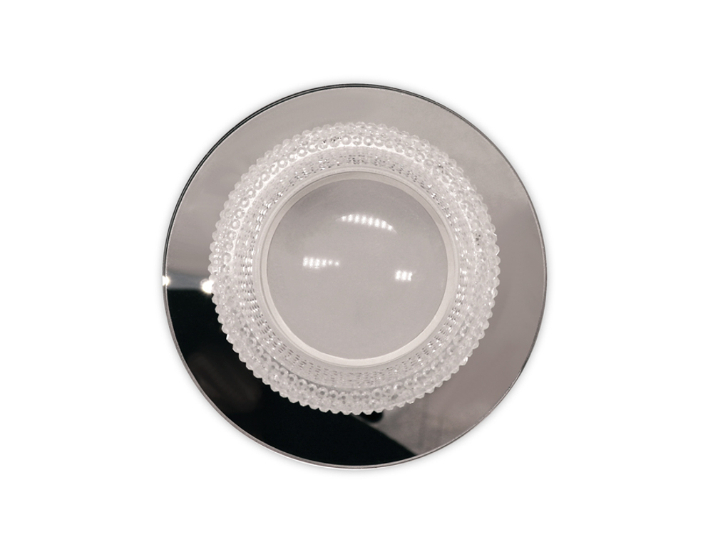 TN350 CH/CL хром/прозрачный GU5.3+3W (LED WHITE) D95*45