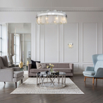 Умная подвесная люстра с фактурным стеклом 333/10 Smart