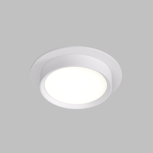 Купить DK2090-WH Встраиваемый светильник FLAT, IP 20, до 15 Вт, GX53, LED, белый, алюминий