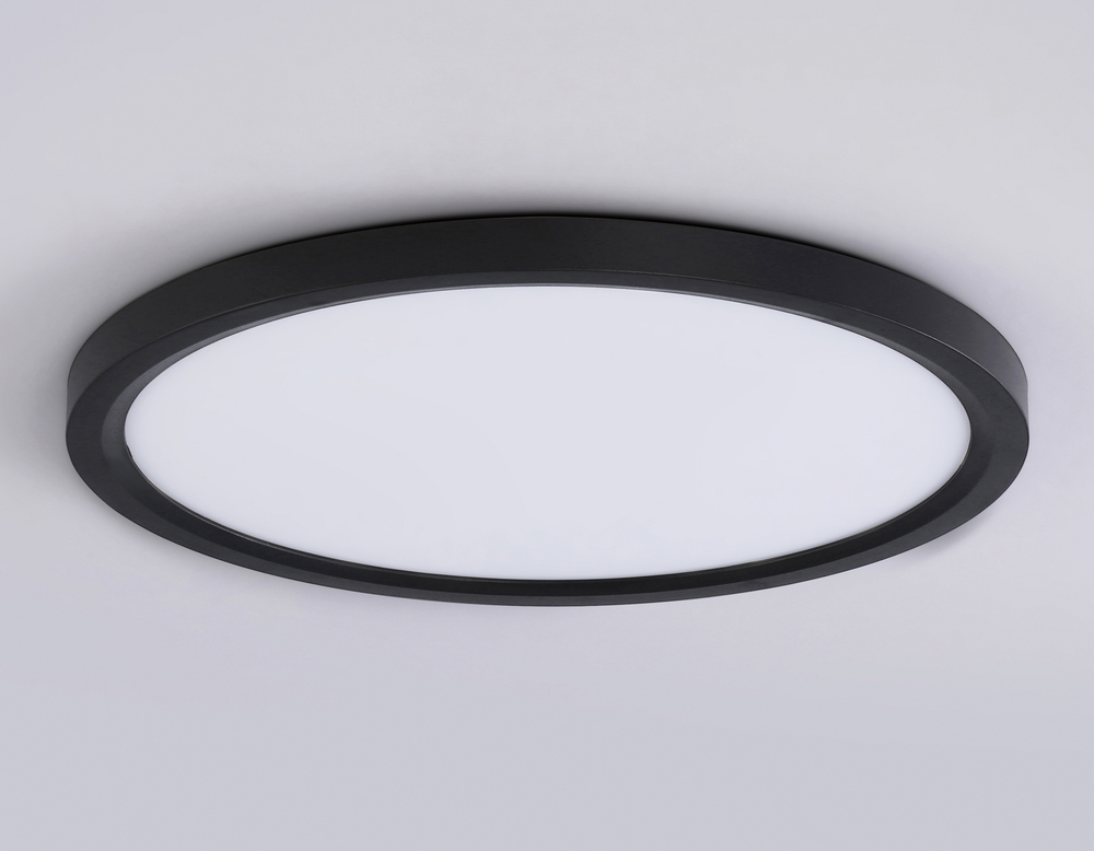 FZ1910 BK черный IP54 44W 3000K-6500K CCT-переключатель D600*25 (Без ПДУ)