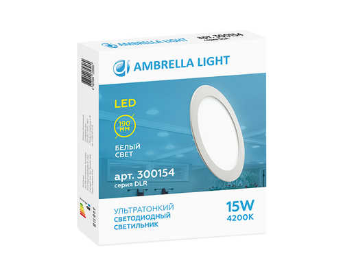 Купить DLR 15W 4200K 185-250V (150W) (D190mm/A170mm)