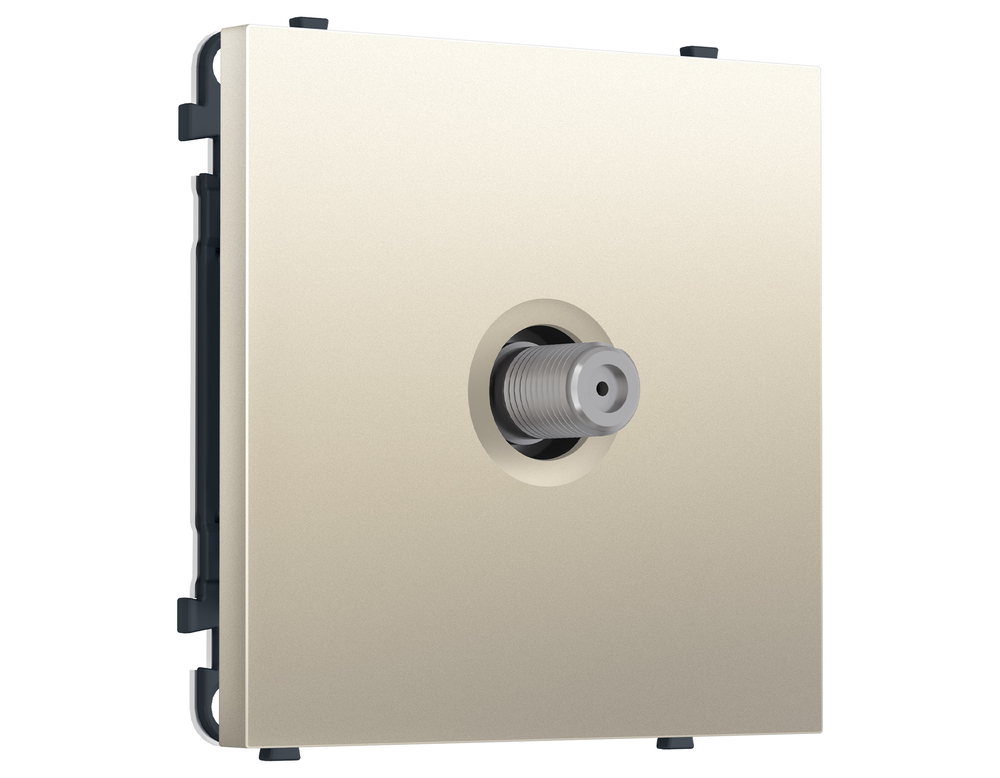 MS553050 Комплект механизма TV розетки SAT SIGMA Шёлк 5-2400MHz 3.5dB QUANT PRO (SP5530, PR215)