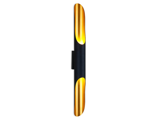 Купить FW237/2 BK/GD черный/золото G9/2 max 40W 600*60*80  (лампы LED G9 7W 4200K в комплекте)