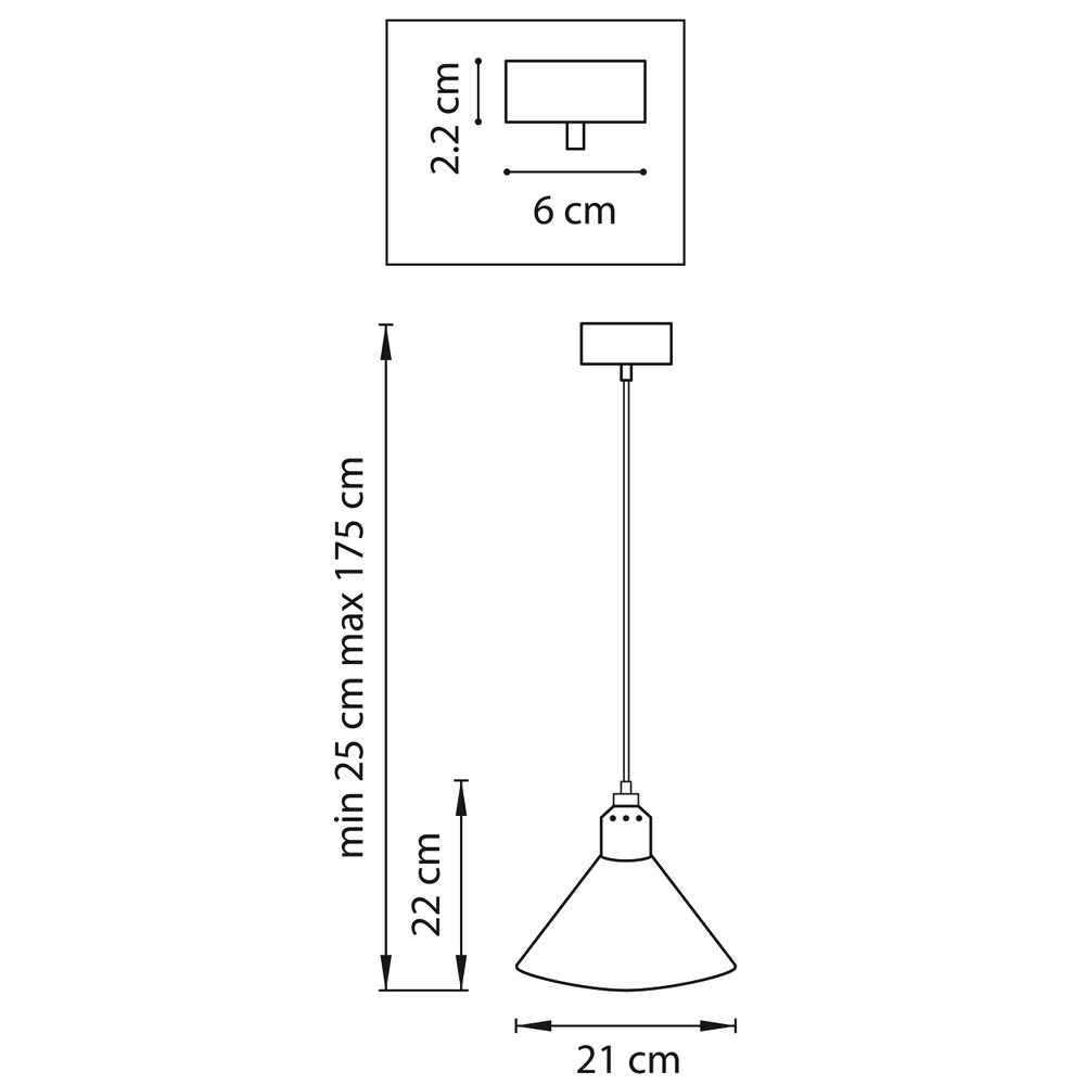 765026 Люстра LOFT 1х40W E14 БЕЛЫЙ