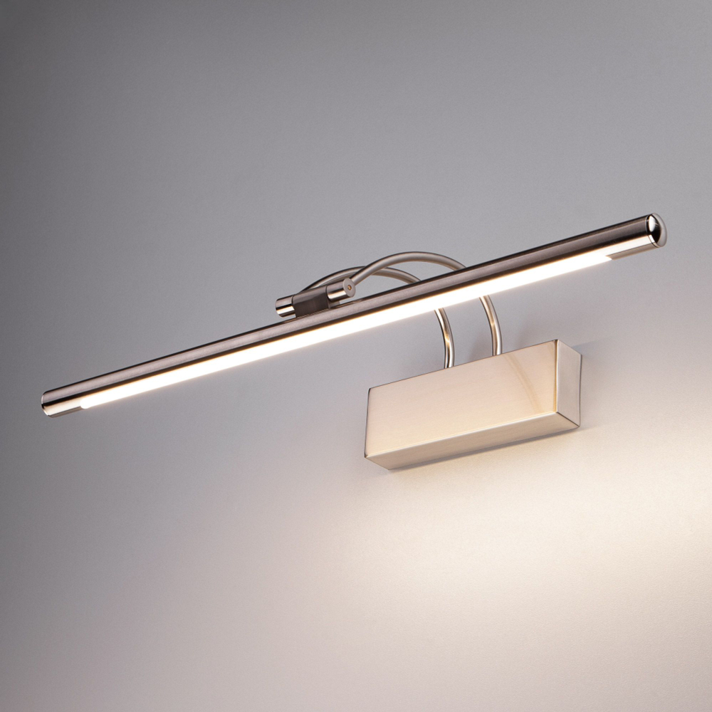 Настенный светодиодный светильник Simple LED никель Simple LED 10W 1011 IP20 никель