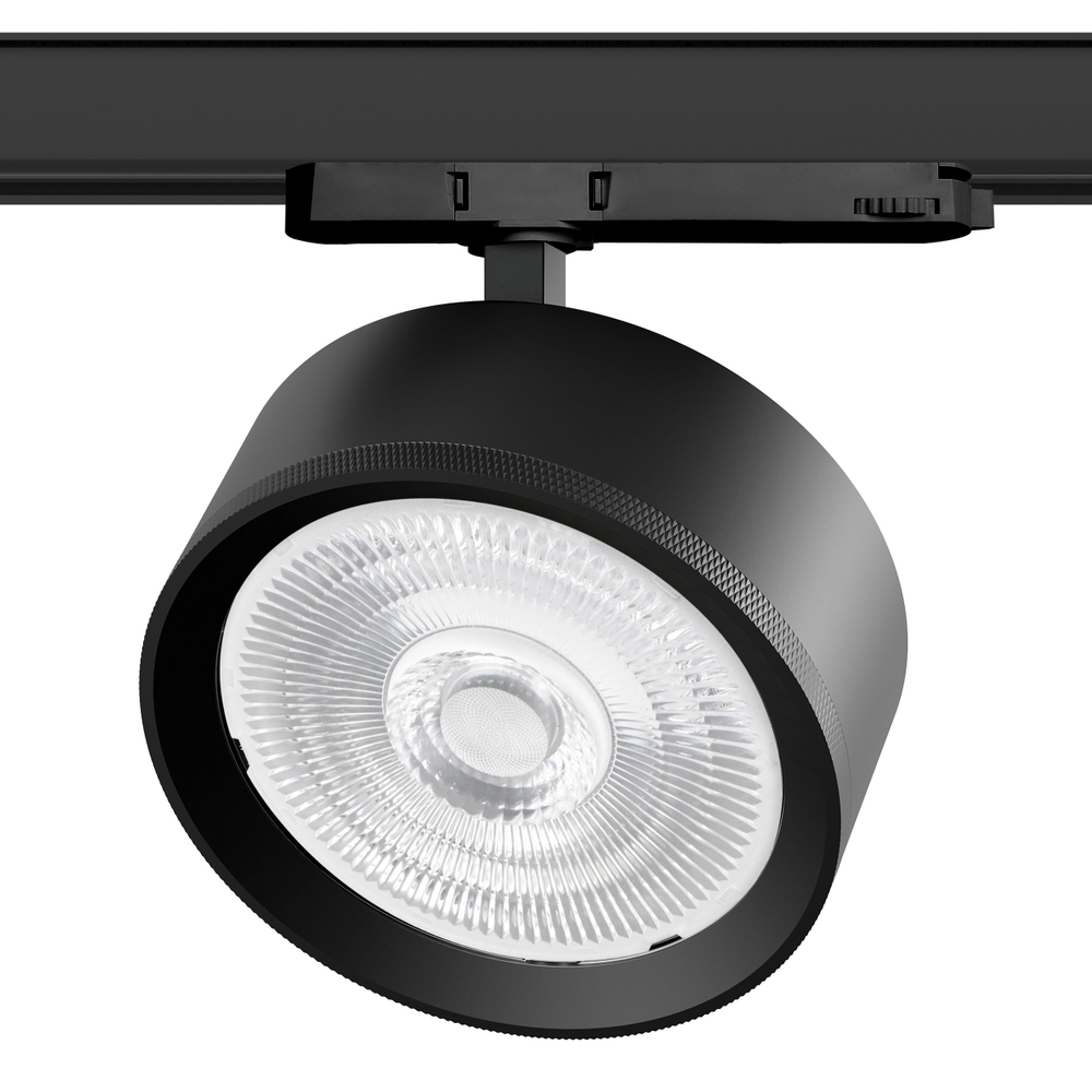 A5747QT60G Светильник ALTA PRO для трековой системы Quattro LED 35W 3230LM 60G ЧЕРНЫЙ 4000K с адаптером (215747 + 594047 + 215704)