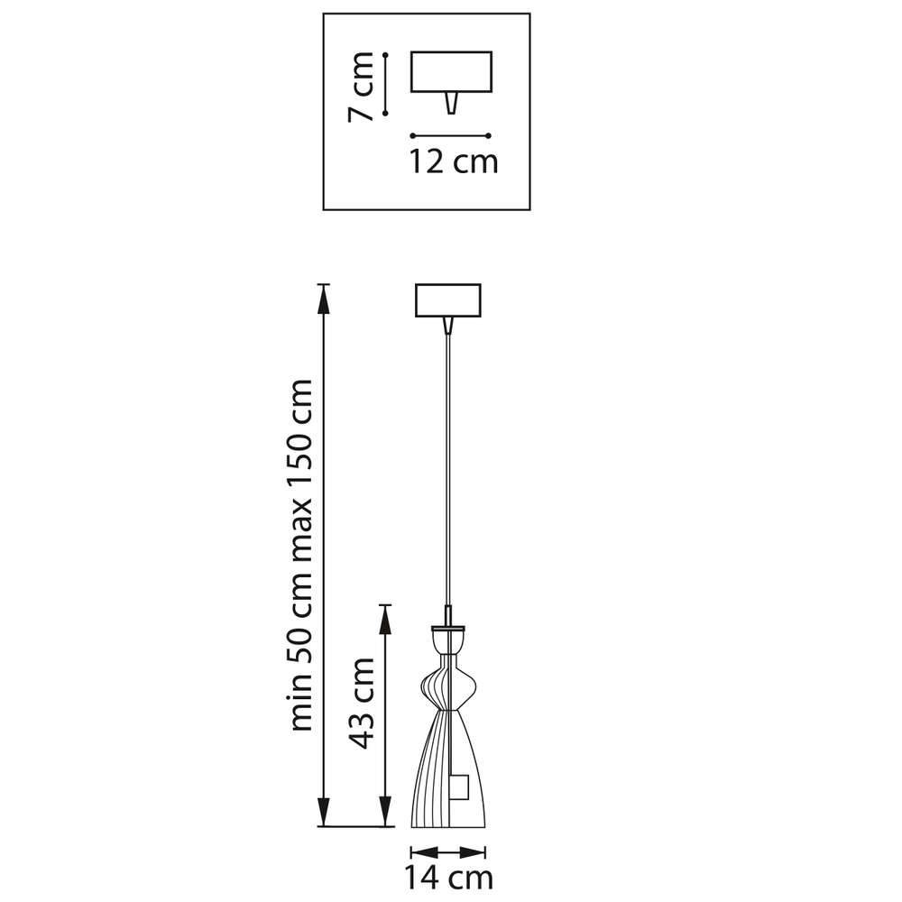 814003 Люстра BELLE LED 1х8W 450LM АЛЮМИНИЙ/МУЛЬТИКОЛОР 3000K