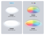 FZ1615 FR матовый IP20 60W 3000-6500K+RGB 510*100 (ПДУ ИК)