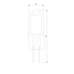Галогенная лампа 35W G4 BХ106