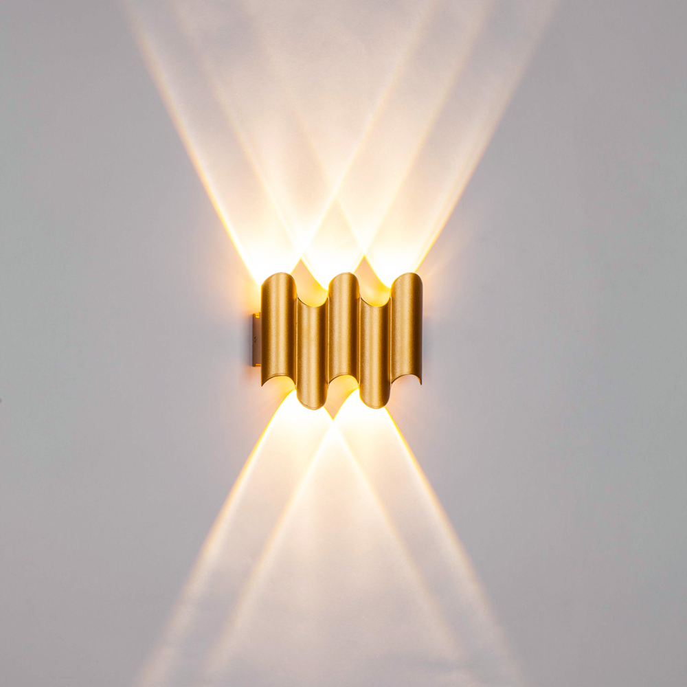 341533 Светильник BOSSO 5х1W LED 550LM G ЗОЛОТО 3000K IP65