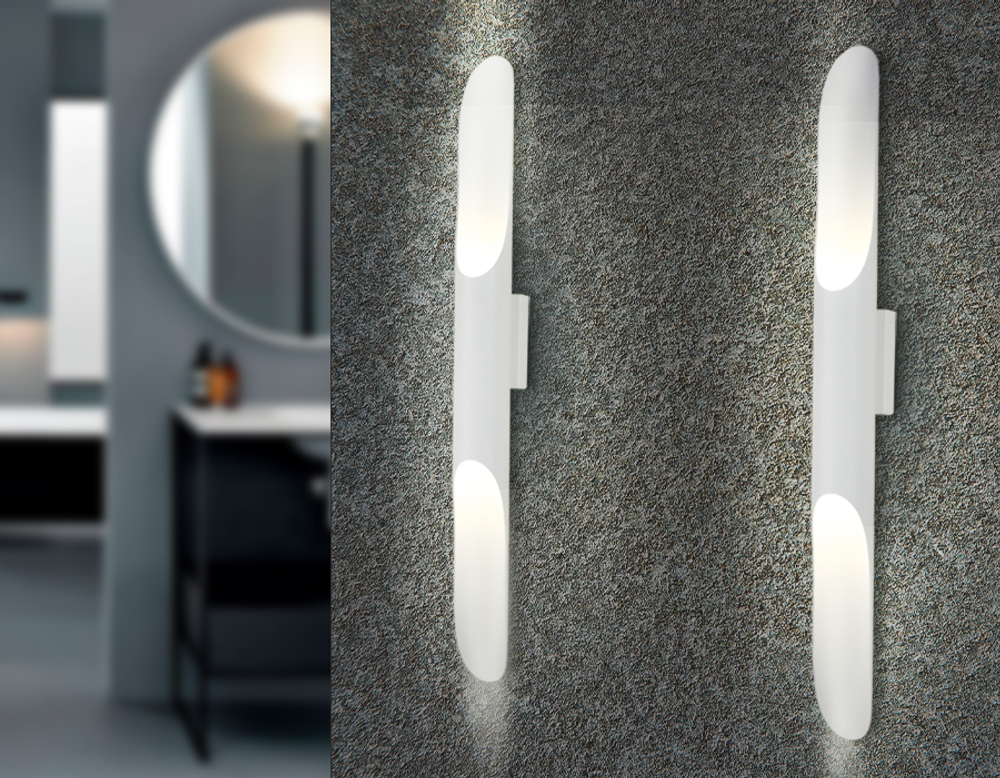 FW236/2 SWH белый песок G9/2 max 40W 600*60*80 (лампы LED G9 7W 4200K в комплекте)