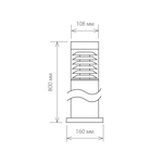 Ландшафтный светильник 1507 Techno серый IP54 1507 Techno серый