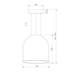 Подвесной светодиодный светильник 90322/1 белый