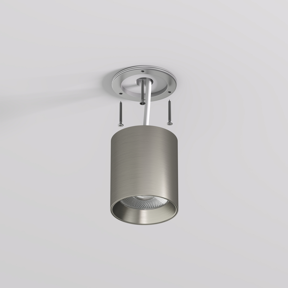 DK2610-DN Накладной светильник SHINE TUBE со светодиодом, D70*H80, IP20, 3000К, 10W, RA?90, темный никель, алюминий