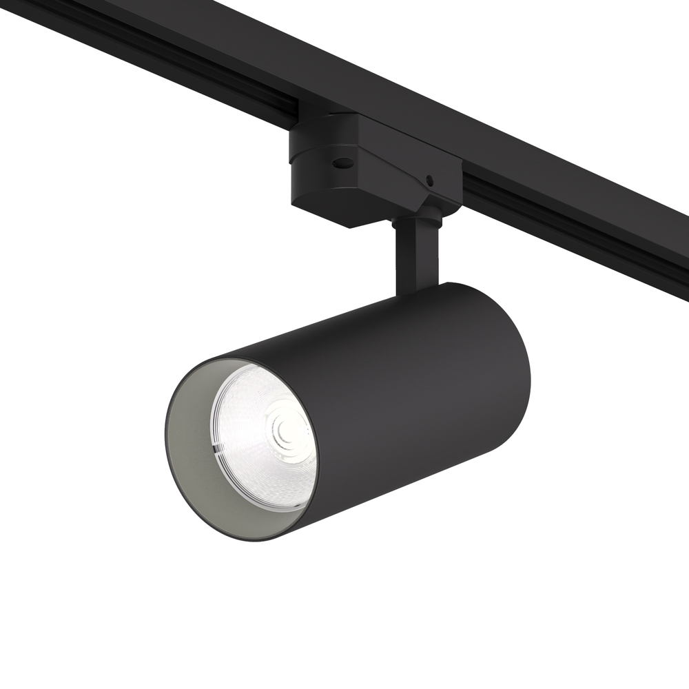 DK6453-BK Трековый светильник SOLID KOPER, 145мм, d70, 220V, LED 3000K, 24W, IP20, черный, алюминий