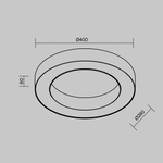 Потолочный светильник Technical C093CL-36W4K-B