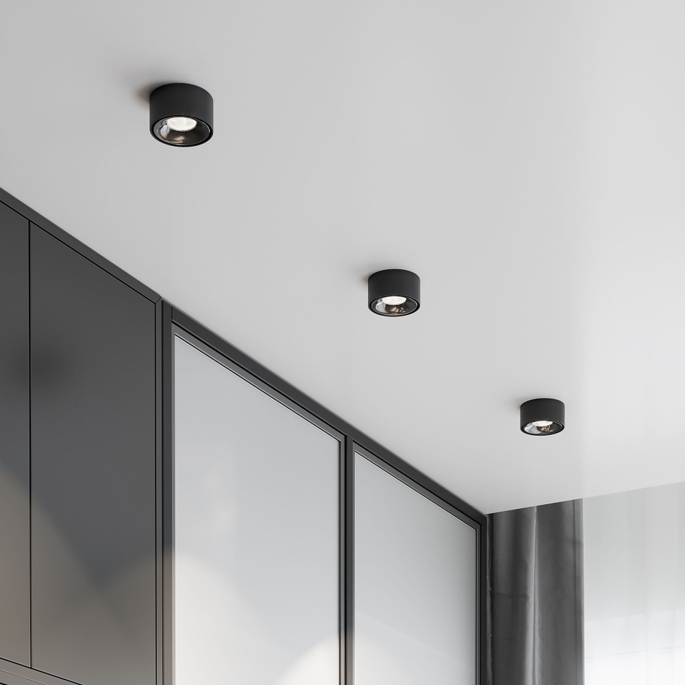 Светильник встраиваемый светодиодный Glam черный 25095/LED