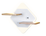 FW100 WH/WD белое/дерево LED 3000K/4200K/6400K 12W 340*250*105