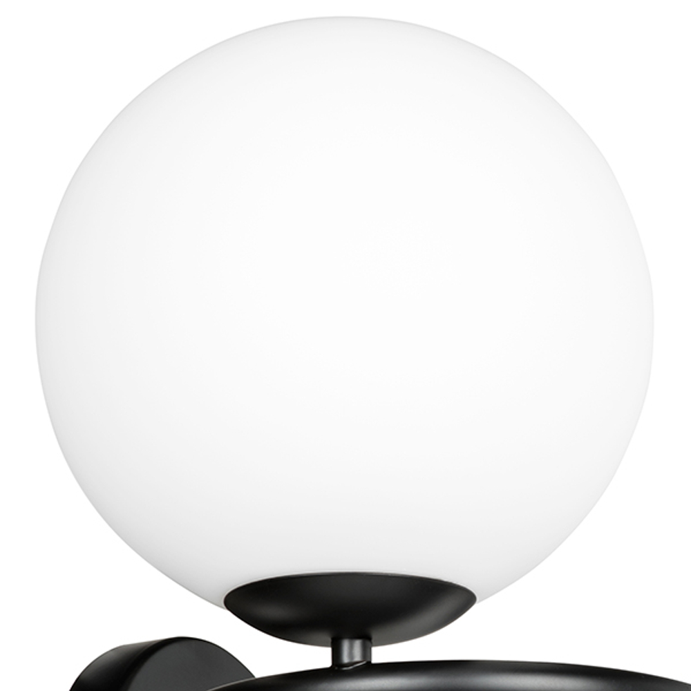 815627 Бра GLOBO 2х40W G9 ЧЕРНЫЙ/БЕЛЫЙ