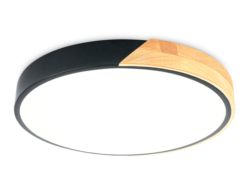 Купить FZ1306 BK/LW черный/светлое дерево 45W 5000K D500*50 (без ПДУ)