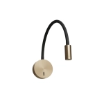 A5879AP-1SG Светильник настенный ASTA 300Lm 3000K, 5W, Ø90x25 матовое золото IP20