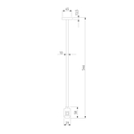 Наименование Esthetic Magnetic Декоративная стойка с вводом питания 545 мм 85147/00