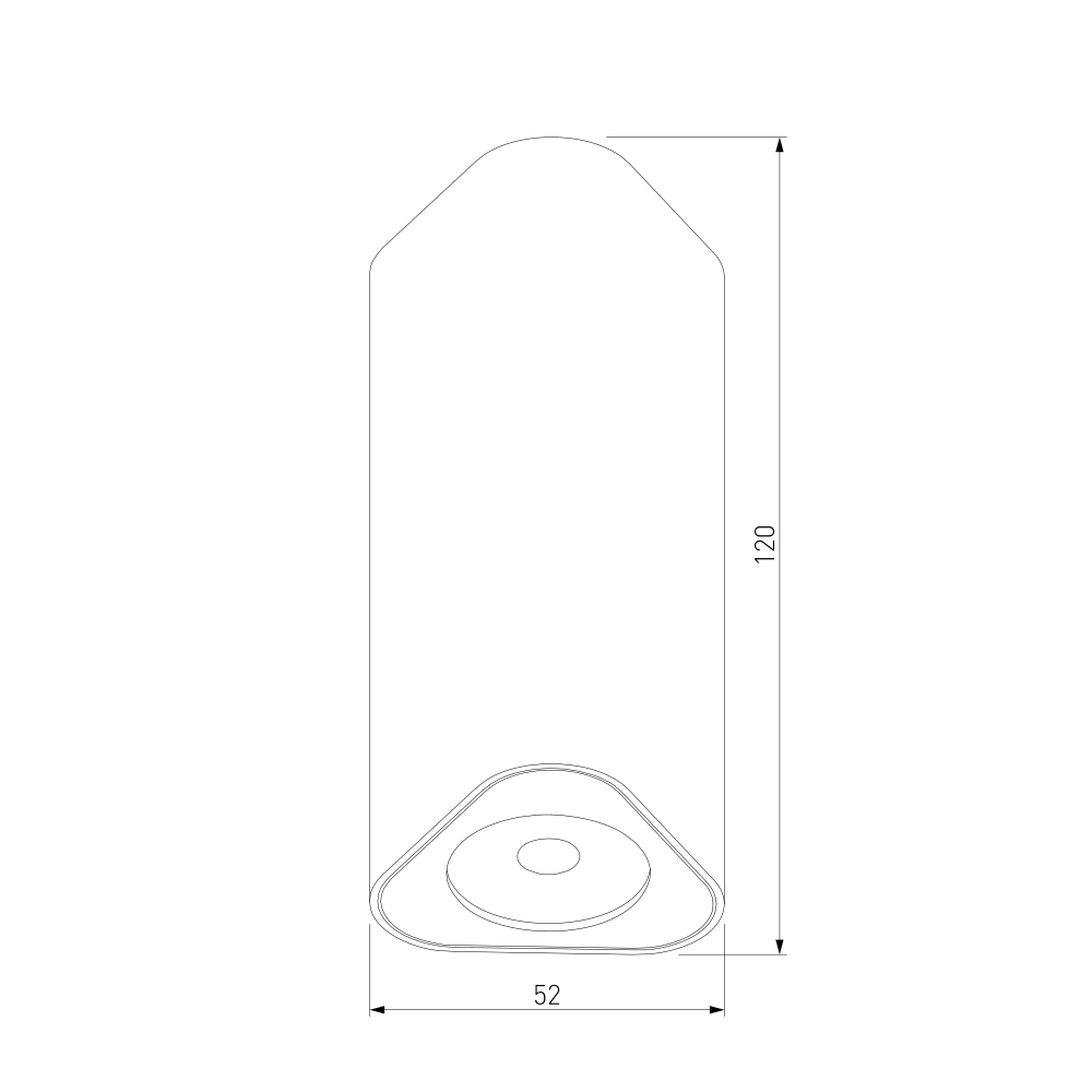 Светильник потолочный светодиодный Trio 8W 3000K белый 25110/LED