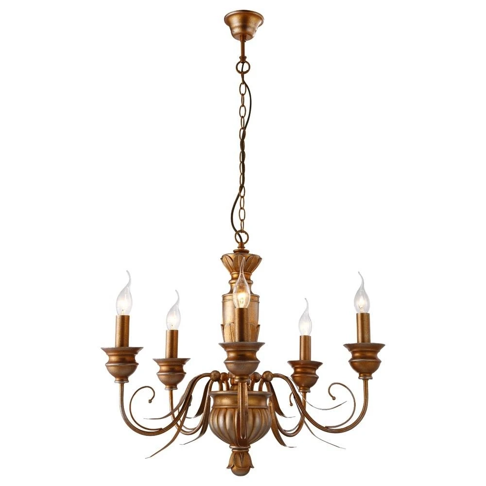 Подвесная люстра Arte Lamp DORATURA A9075LM-5GA