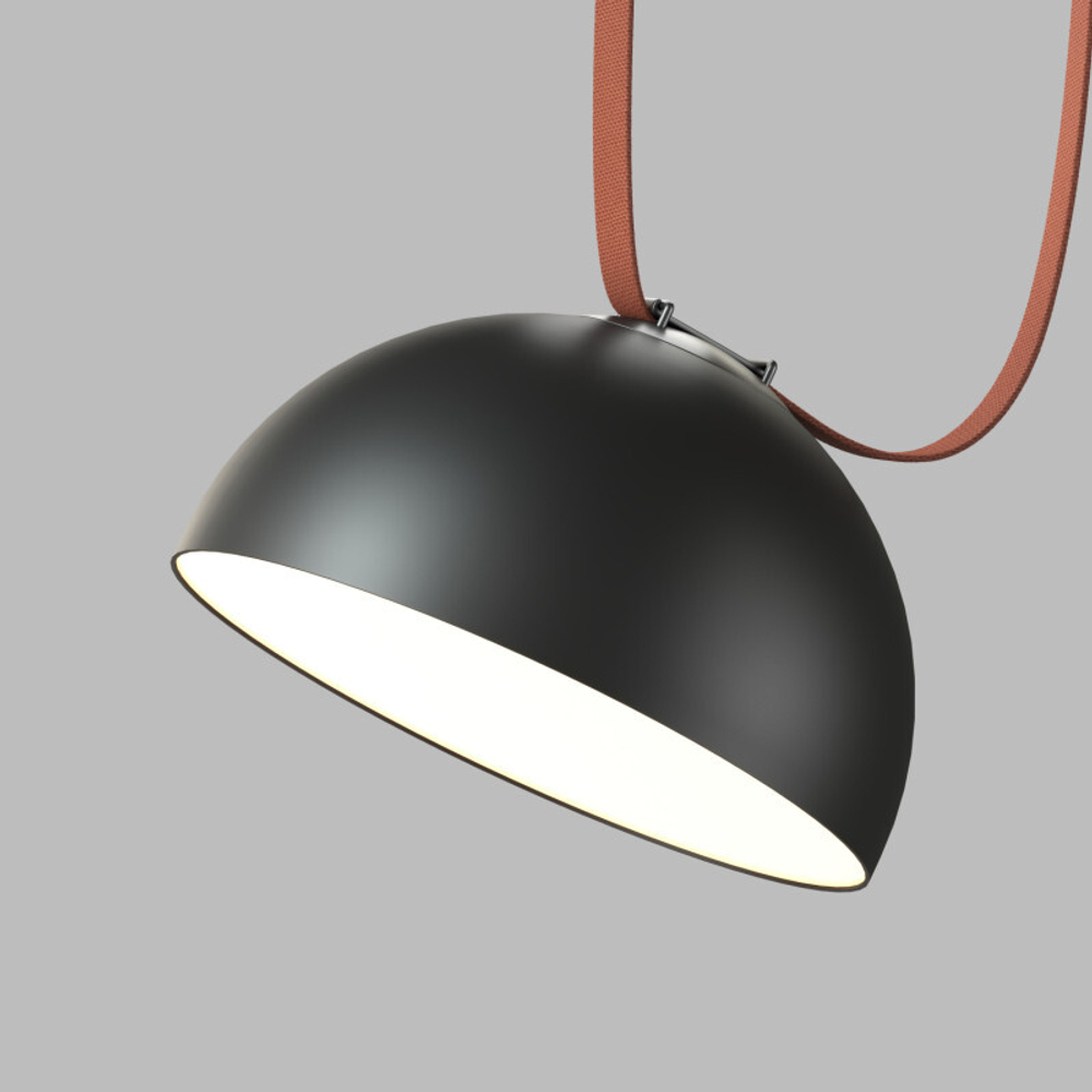 DK5662-BK Cветильник для трека-ремня Belty Smart, серия Flow со светодиодом, D300*H171мм, 48V DC, 28W, RA90, 120°, 3000-5700K, IP20, черный, алюминий