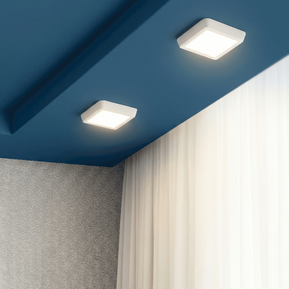 216802 Светильник URBANO SQ LED 20W 1480LM 115G БЕЛЫЙ 3000K IP65