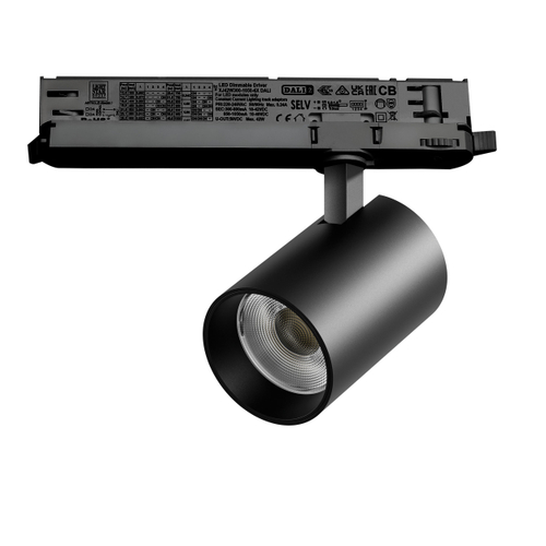 Купить A5347DALI Светильник ALTA BASE для трековой системы Quattro с управлением DALI LED 30W 3525LM 24G ЧЕРНЫЙ 4000K с адаптером (215347 + 594067)