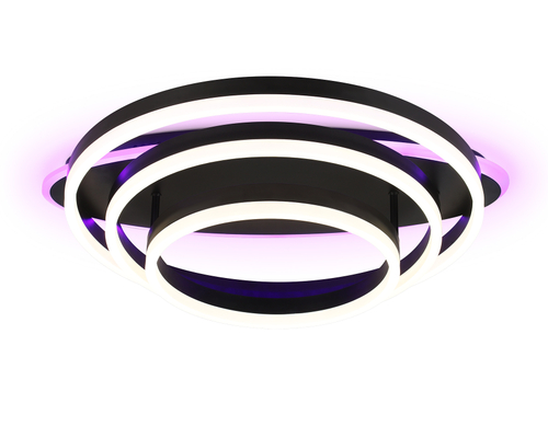 Купить FA8524 BK черный 146W 3000K-6400K+RGB 560*500*150 (ПДУ РАДИО 2.4G)