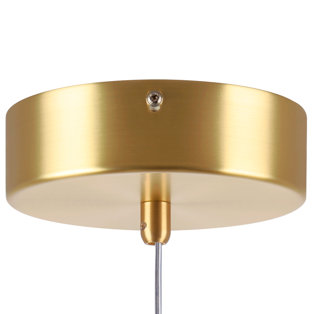 804018 Люстра CUPOLA LED 1х18W 900LM ЗОЛОТО/ДЫМЧАТЫЙ 3000K